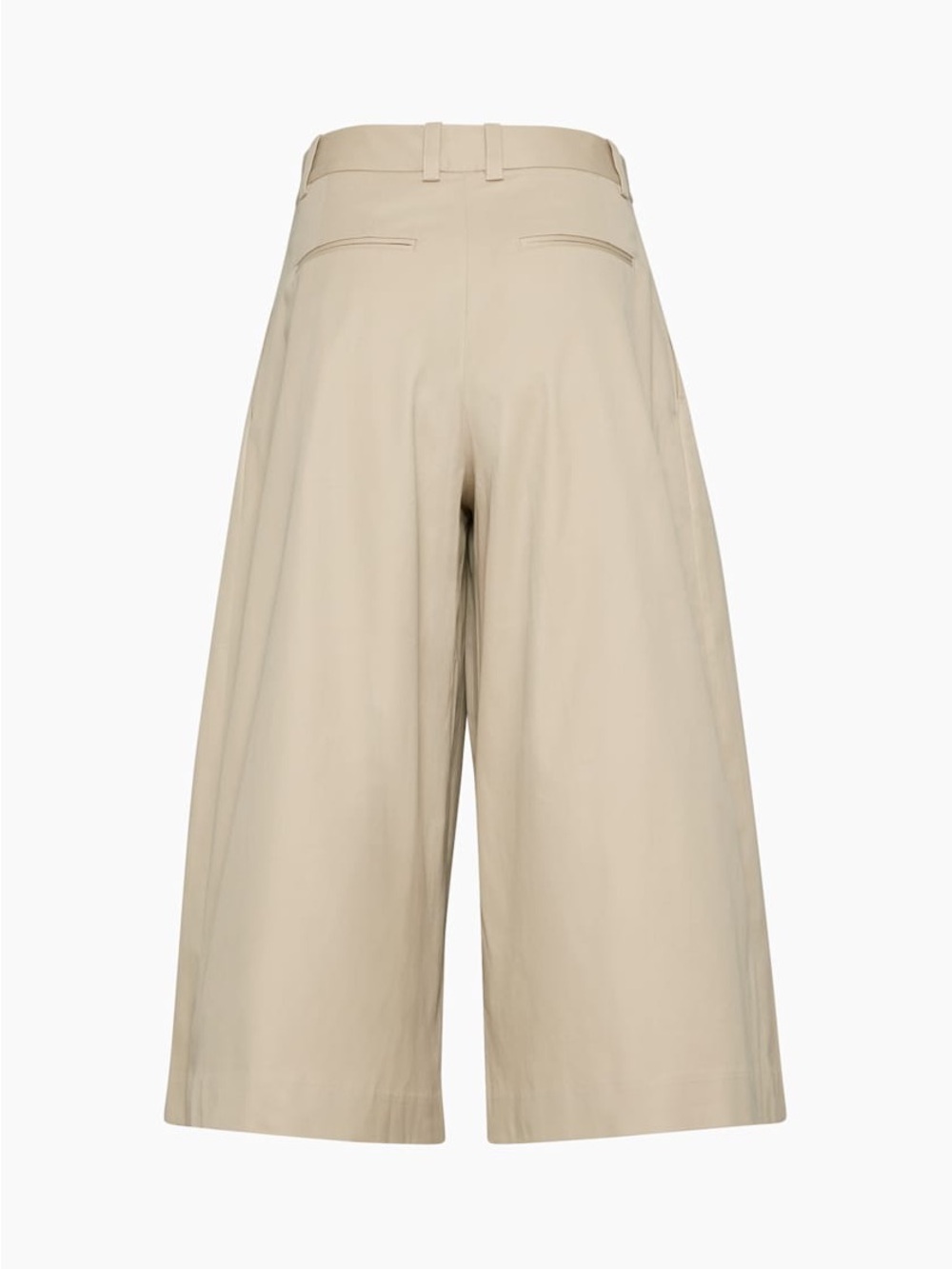 Aritzia Babaton High-Rise Wide-Leg Cropped Trousers in Beige - Picture 7 of 16